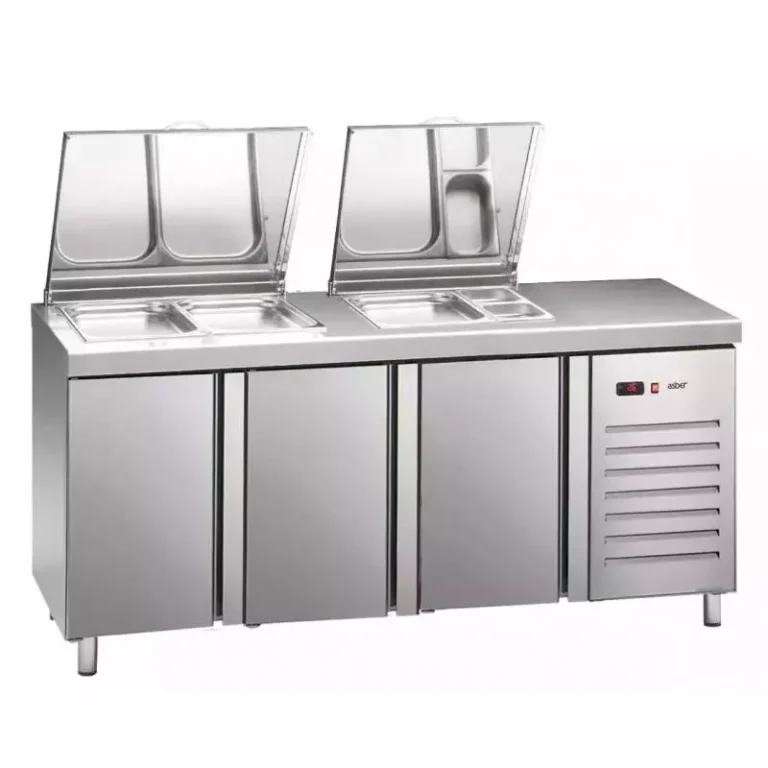 Stół chłodniczy do pizzy 3-drzwiowy LLR Essenzial Line