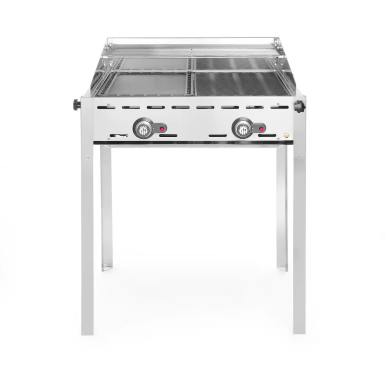 Grill gazowy Green Fire 2 palniki patelnia + ruszt