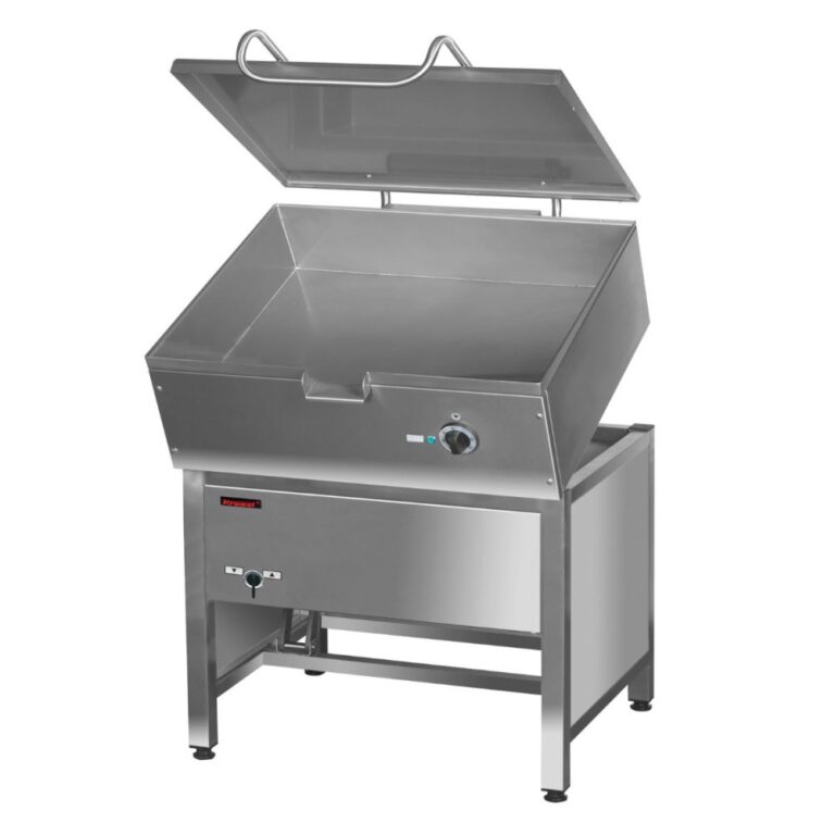 Patelnia elektryczna nierdzewna przechył misy elektryczny 64 l 9 kW