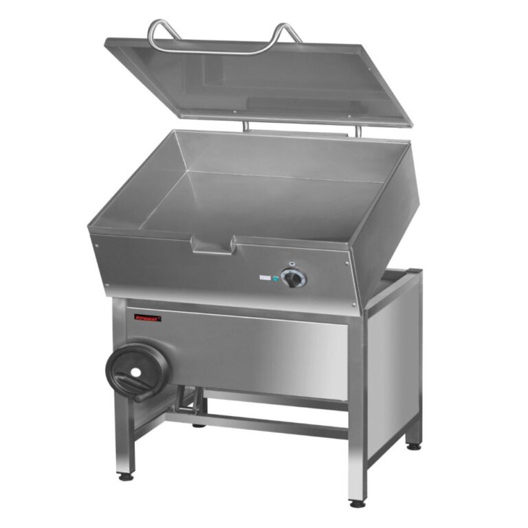 Patelnia elektryczna nierdzewna przechył misy ręczny 120 l 16.8 kW