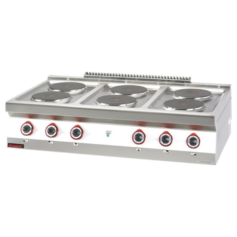 Kuchnia elektryczna 6-płytowa okrągła 6 x 2.6 kW | Linia 700