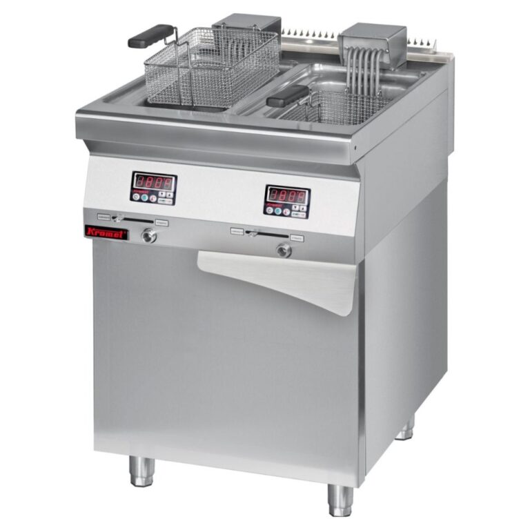Frytownica elektryczna 2 x 8 l na podstawie szafkowej zamkniętej | Linia 700