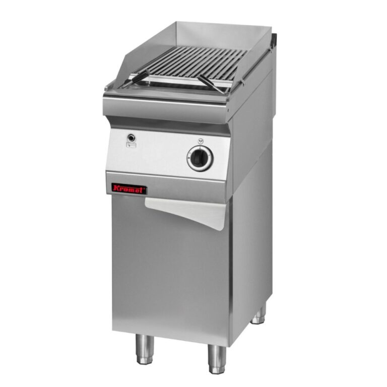 Grill lawowy na podstawie szafkowej zamkniętej 400 mm 7 kW | Linia 700