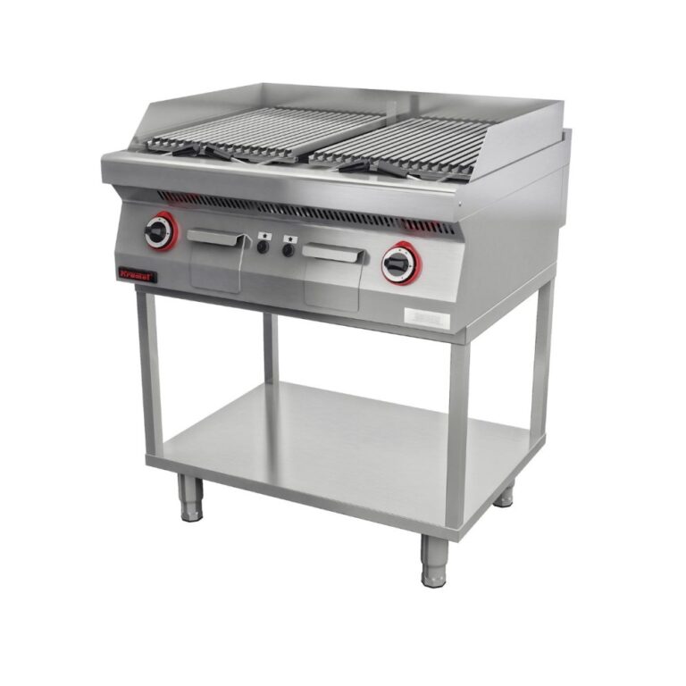 Grill lawowy na podstawie szkieletowej 800 mm 14 kW | Linia 700