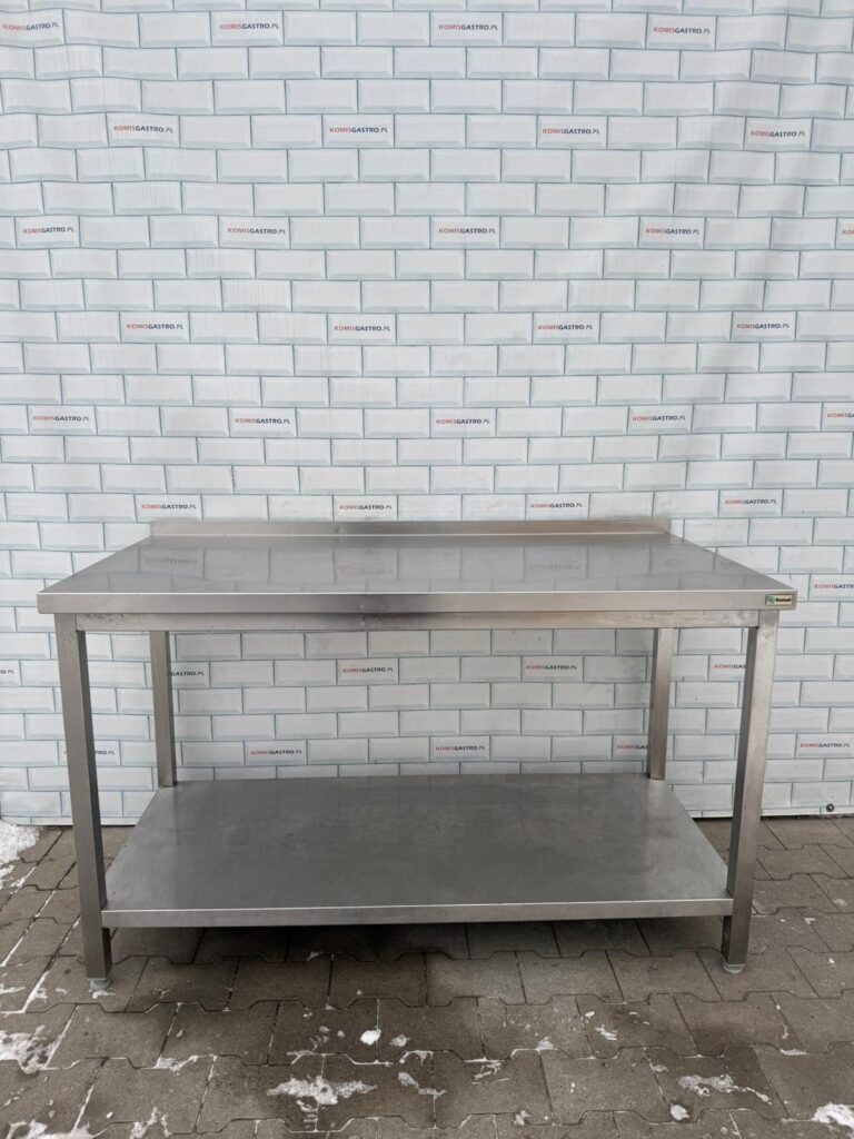 Stół roboczy z półką ze stali nierdzewnej  2/26/1
