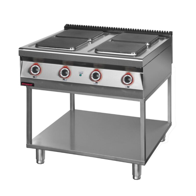 Kuchnia elektryczna 4-płytowa na podstawie szkieletowej 900 mm 4 x 4.0 kW | Linia 900