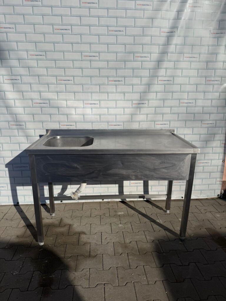 Stół ze zlewem 1-komorowym 13/26/1