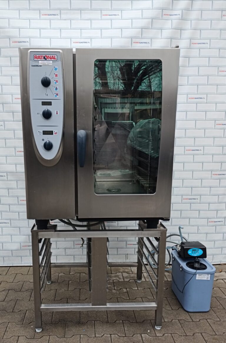 Piec konwekcyjno-parowy gazowy Rational + uzdatniacz do wody Mijar 21/26/1