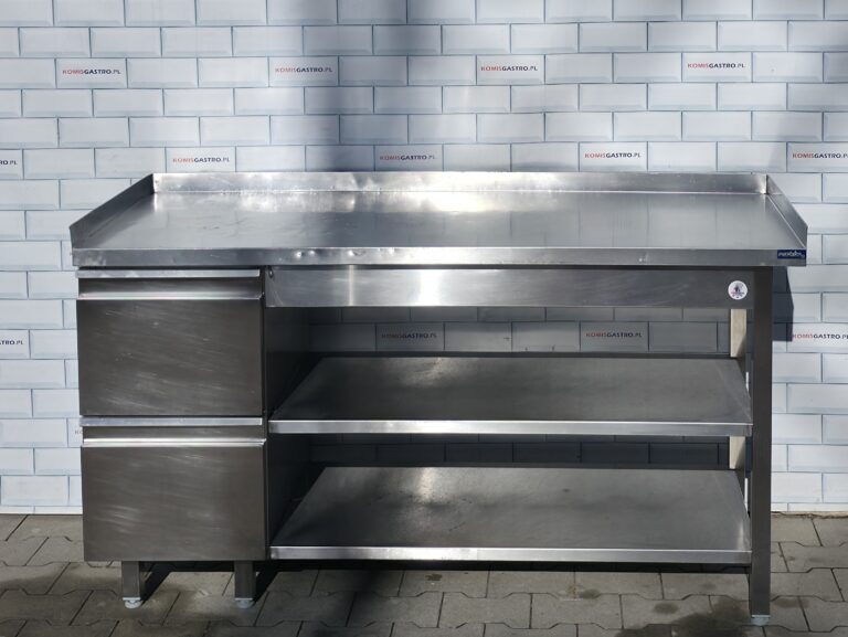 Stół z półką i dwoma szufladami 26/26/1