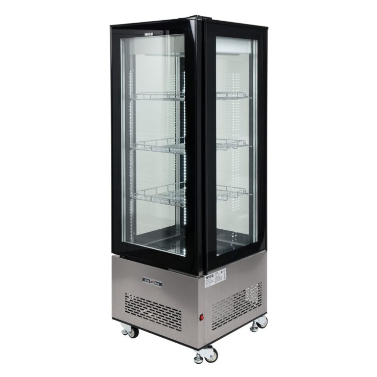 Witryna chłodnicza ekspozycyjna 400 l z oświetleniem LED