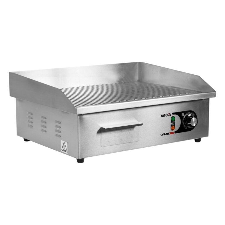 Płyta grillowa elektryczna ryflowana 550 mm